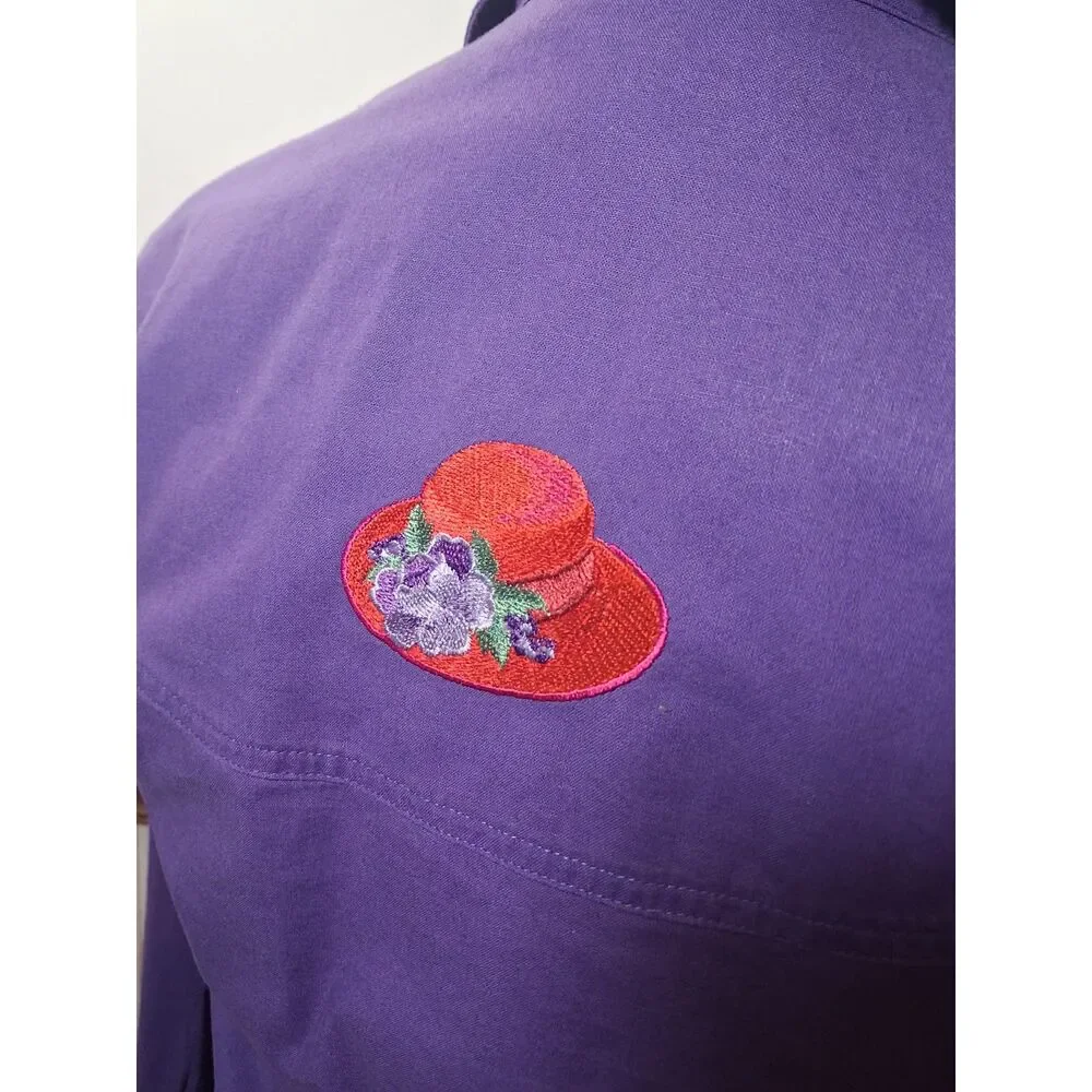 Red hat Ladies Society Purple LS Shirt & matching T-Shirt - Size M
